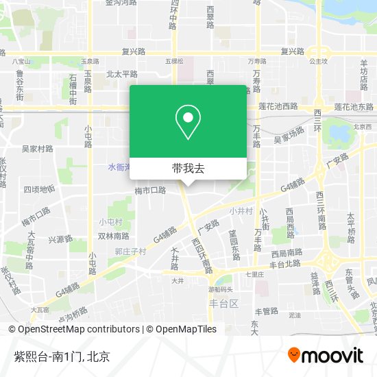 紫熙台-南1门地图