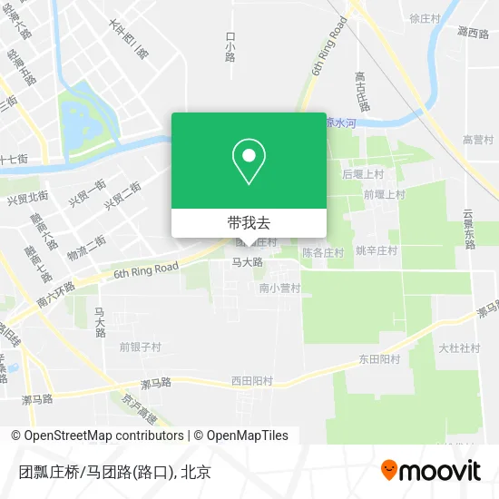 团瓢庄桥/马团路(路口)地图