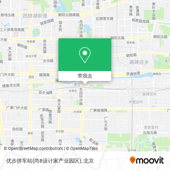 优步拼车站(尚8设计家产业园区)地图