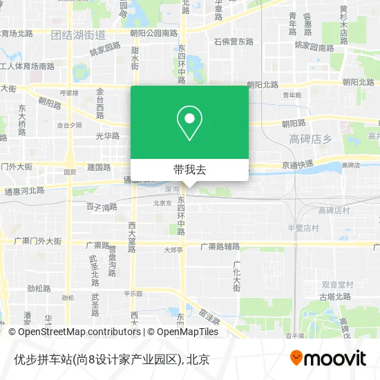 优步拼车站(尚8设计家产业园区)地图