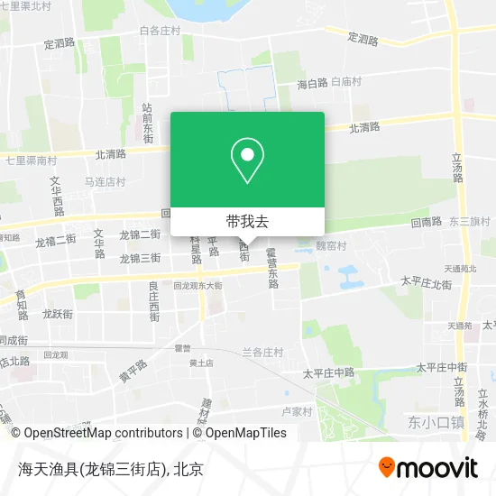 海天渔具(龙锦三街店)地图