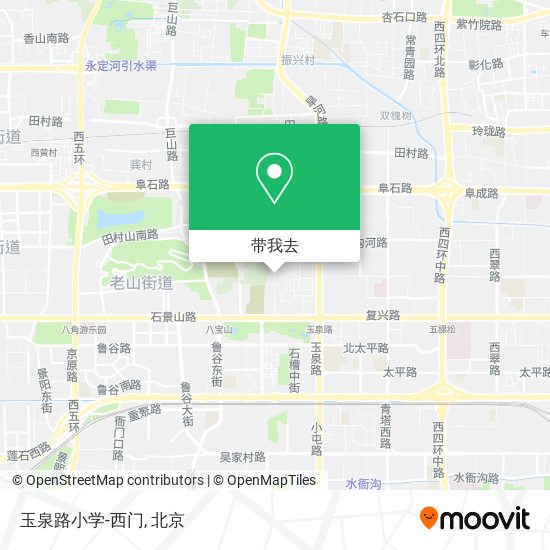 玉泉路小学-西门地图