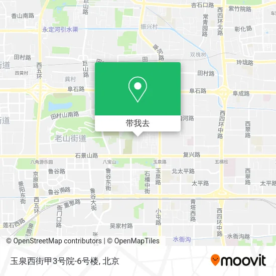 玉泉西街甲3号院-6号楼地图
