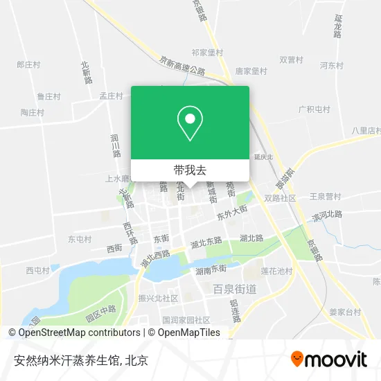 安然纳米汗蒸养生馆地图