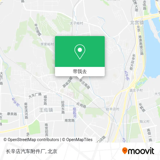 长辛店汽车附件厂地图
