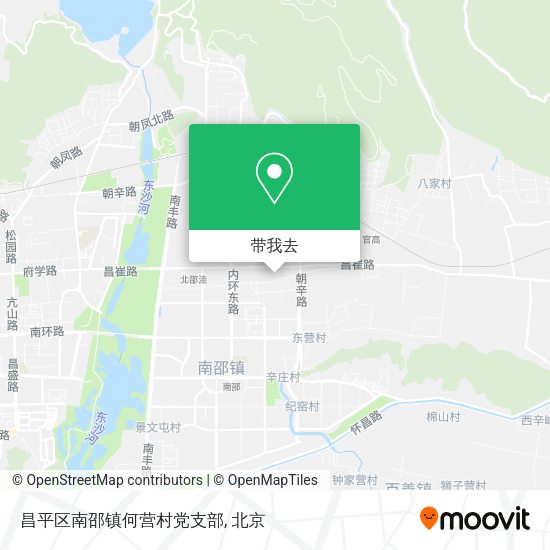 昌平区南邵镇何营村党支部地图