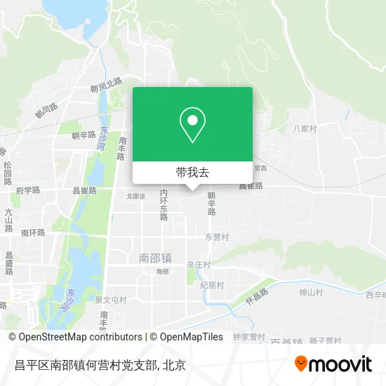 昌平区南邵镇何营村党支部地图