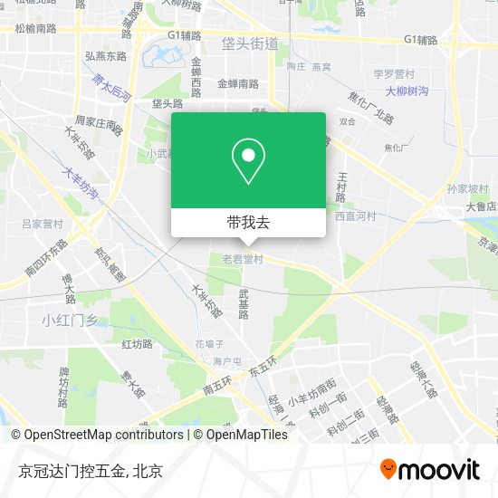 京冠达门控五金地图