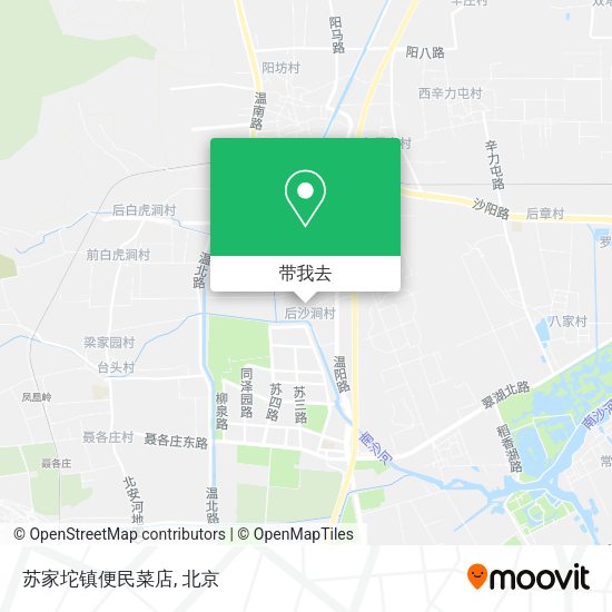 苏家坨镇便民菜店地图