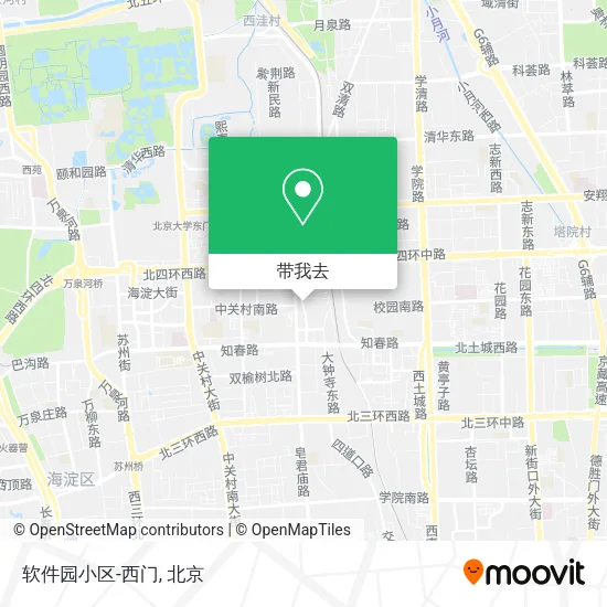 软件园小区-西门地图