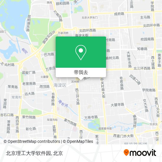 北京理工大学软件园地图