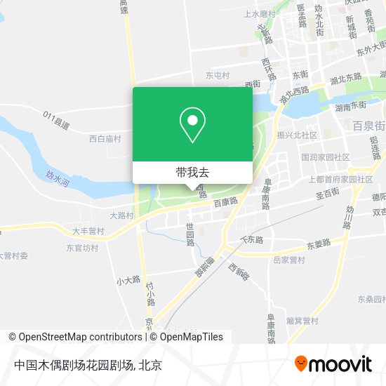 中国木偶剧场花园剧场地图