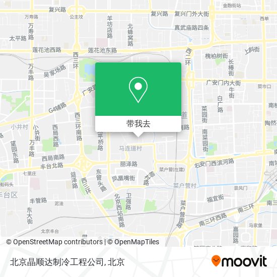 北京晶顺达制冷工程公司地图