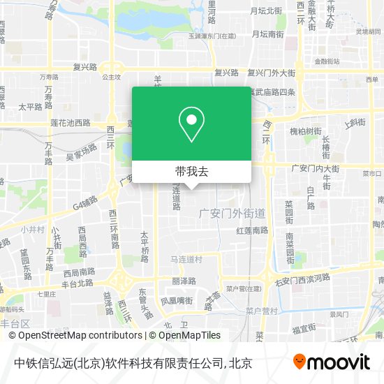 中铁信弘远(北京)软件科技有限责任公司地图