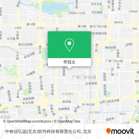 中铁信弘远(北京)软件科技有限责任公司地图