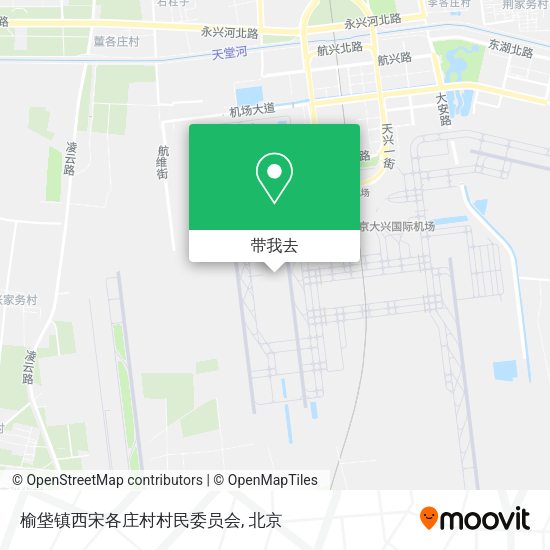 榆垡镇西宋各庄村村民委员会地图