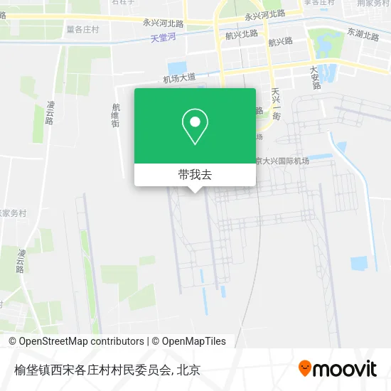 榆垡镇西宋各庄村村民委员会地图