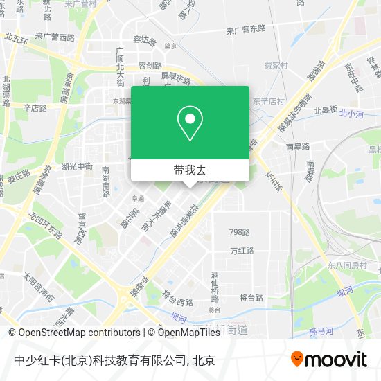 中少红卡(北京)科技教育有限公司地图