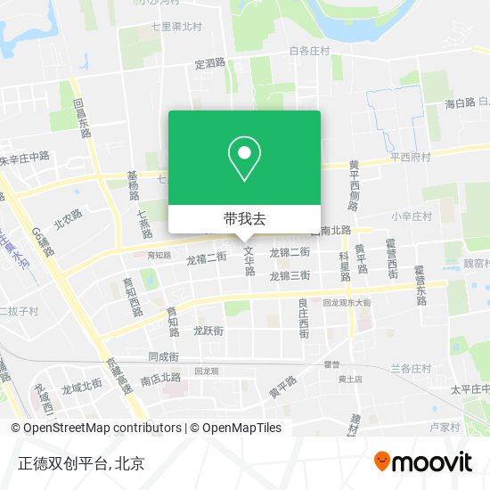 正德双创平台地图
