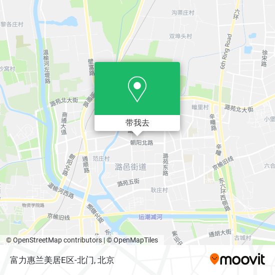 富力惠兰美居E区-北门地图