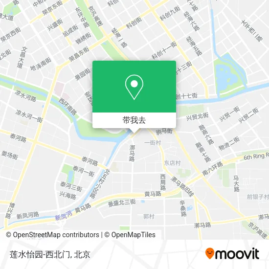 莲水怡园-西北门地图