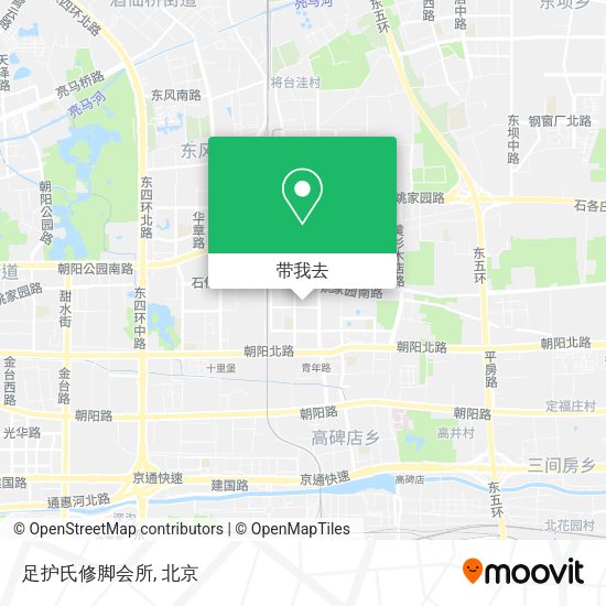 足护氏修脚会所地图
