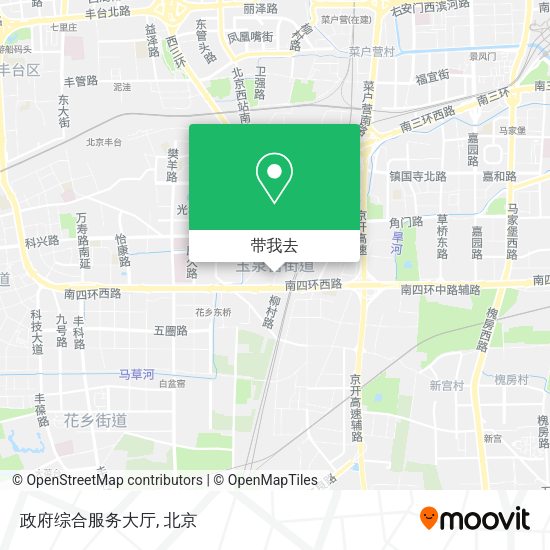 政府综合服务大厅地图