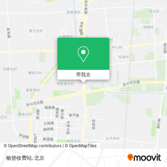 榆垡收费站地图