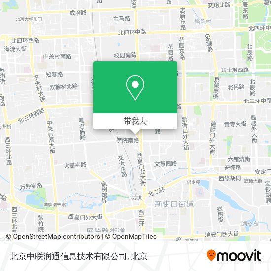 北京中联润通信息技术有限公司地图