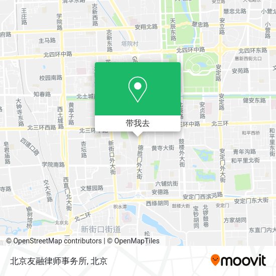 北京友融律师事务所地图