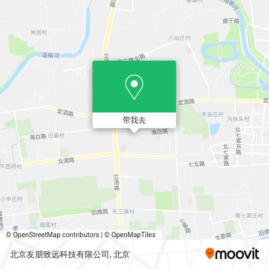 北京友朋致远科技有限公司地图