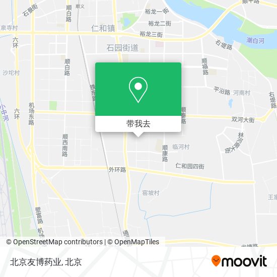 北京友博药业地图