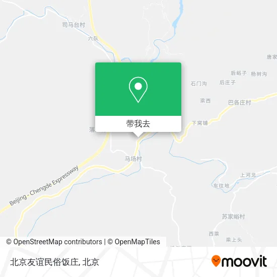 北京友谊民俗饭庄地图
