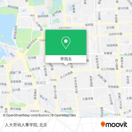 人大劳动人事学院地图