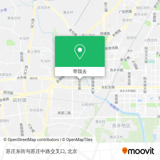 苏庄东街与苏庄中路交叉口地图