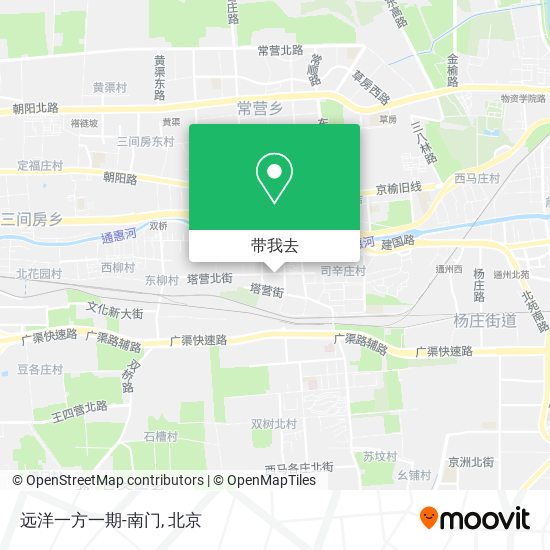远洋一方一期-南门地图