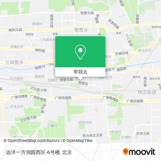 远洋一方润园西区-6号楼地图