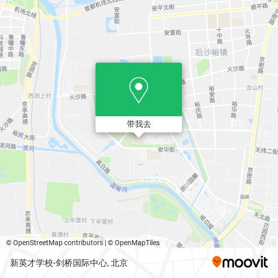 新英才学校-剑桥国际中心地图