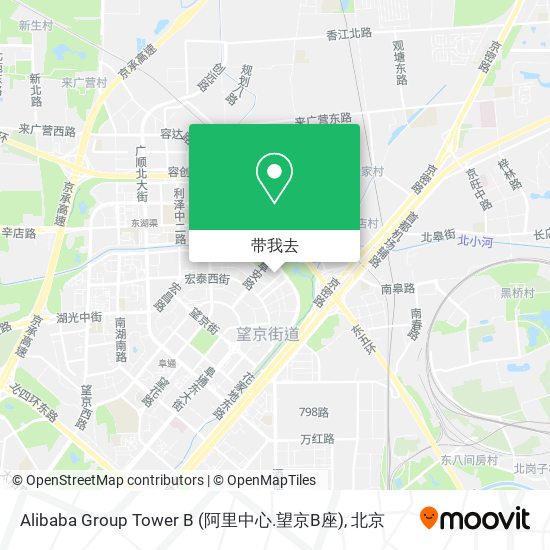 Alibaba Group Tower B (阿里中心.望京B座)地图