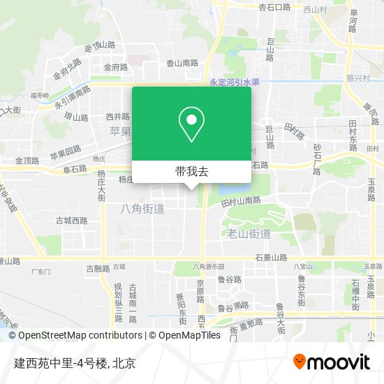 建西苑中里-4号楼地图