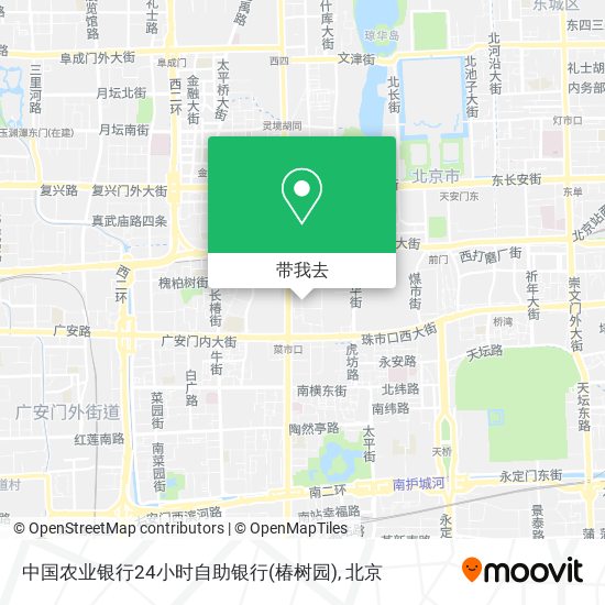 中国农业银行24小时自助银行(椿树园)地图