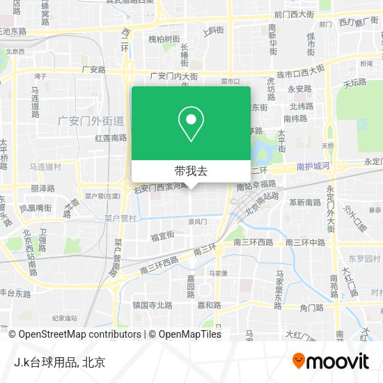 J.k台球用品地图