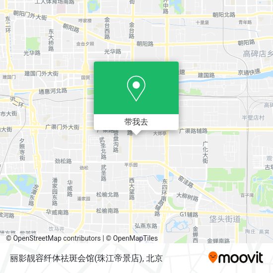 丽影靓容纤体祛斑会馆(珠江帝景店)地图