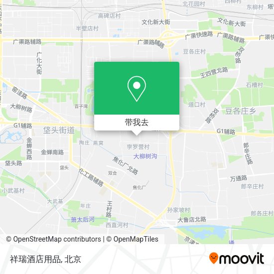 祥瑞酒店用品地图
