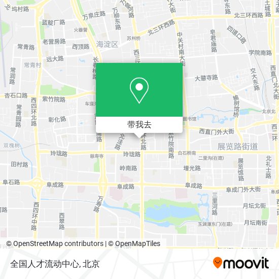 全国人才流动中心地图