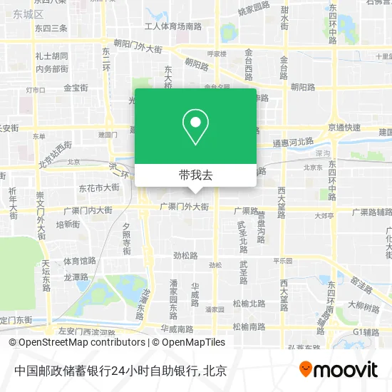 中国邮政储蓄银行24小时自助银行地图