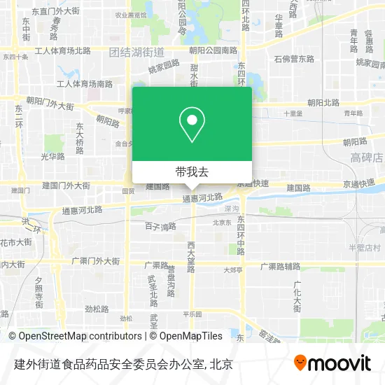 建外街道食品药品安全委员会办公室地图