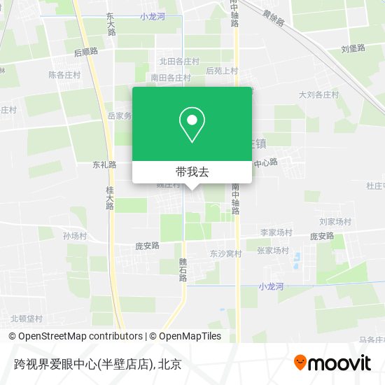 跨视界爱眼中心(半壁店店)地图
