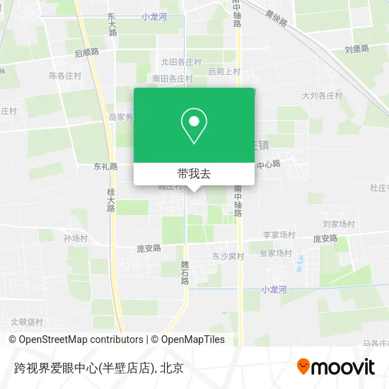 跨视界爱眼中心(半壁店店)地图