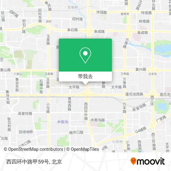 西四环中路甲59号地图